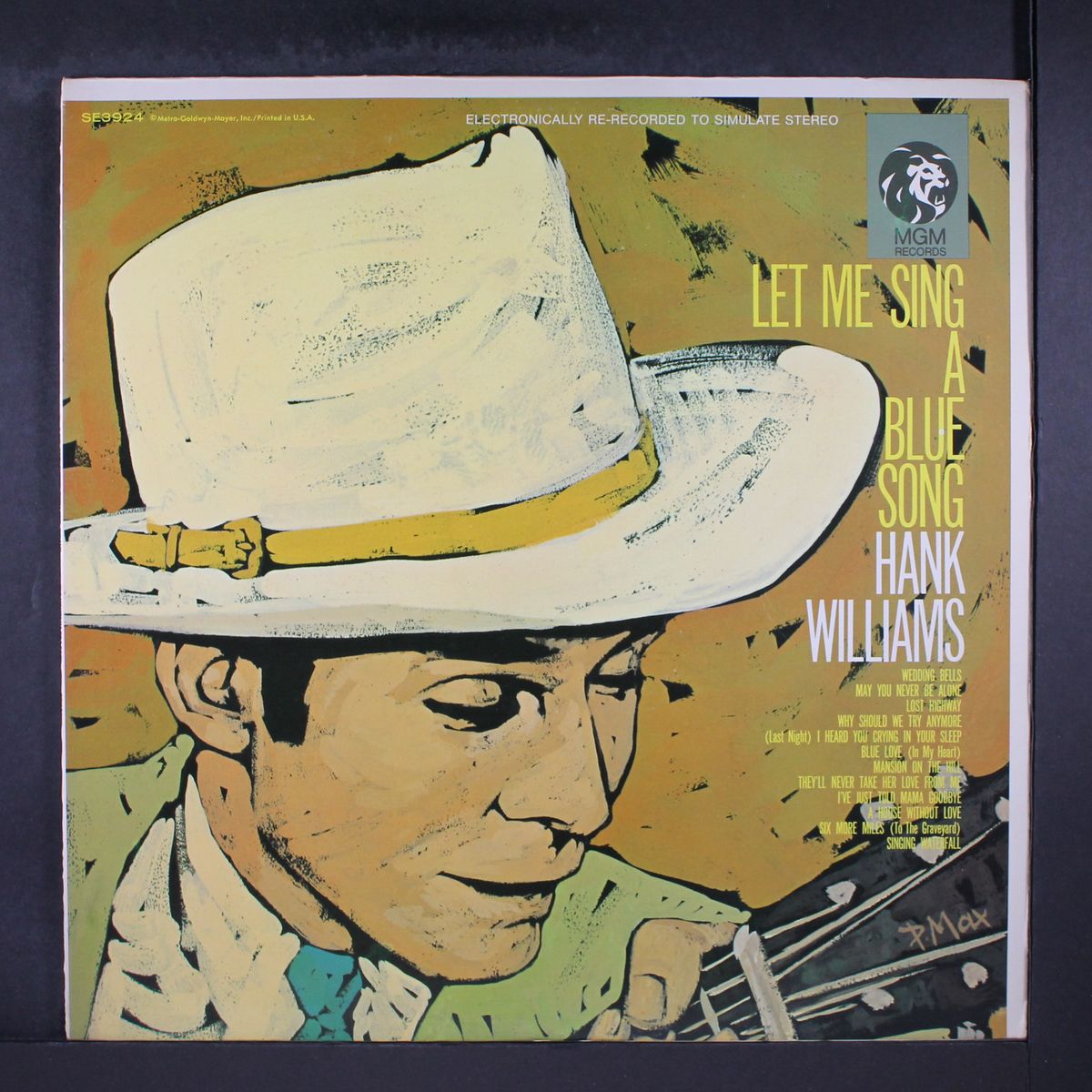 let me sing a blue song by HANK WILLIAMS
