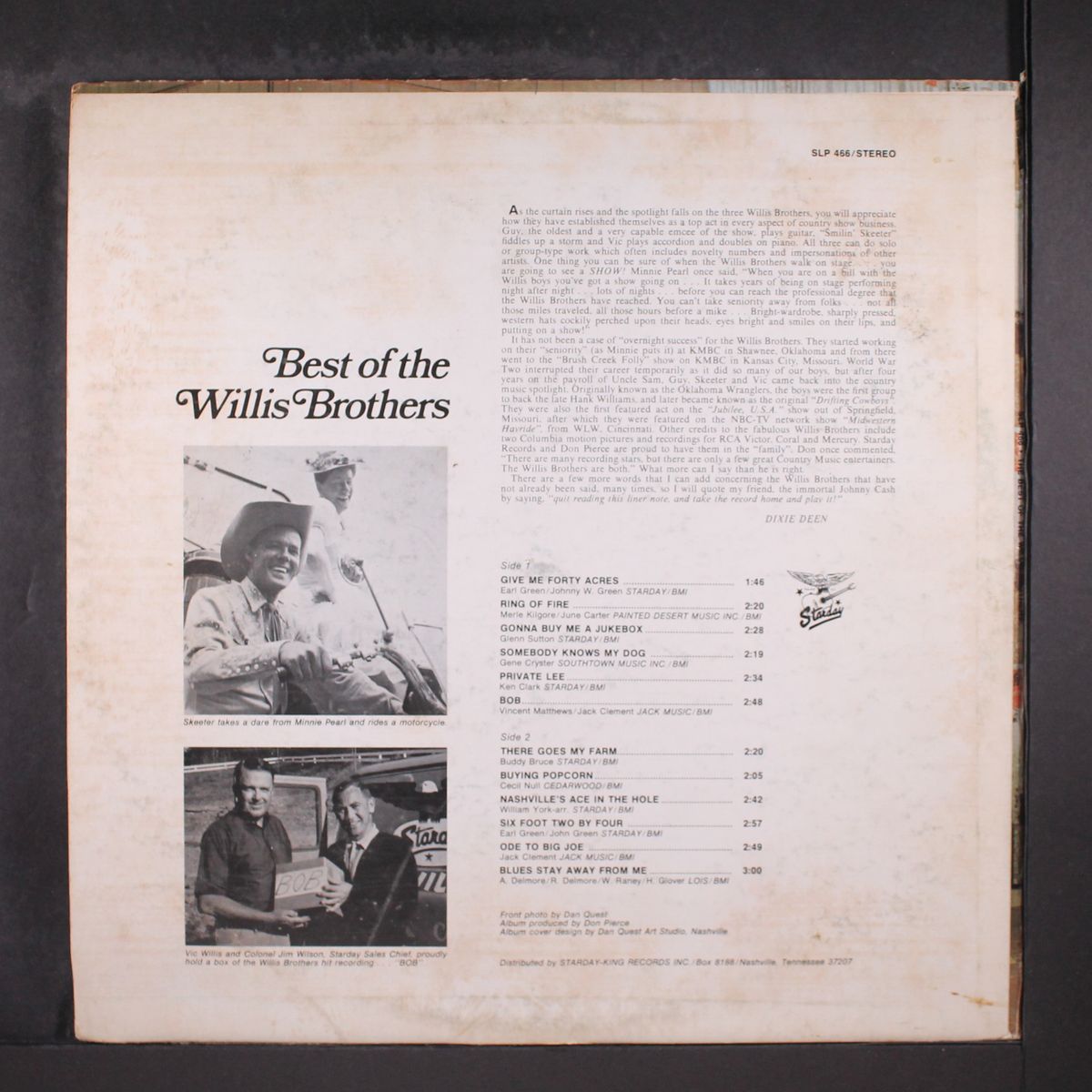 best of by WILLIS BROTHERS