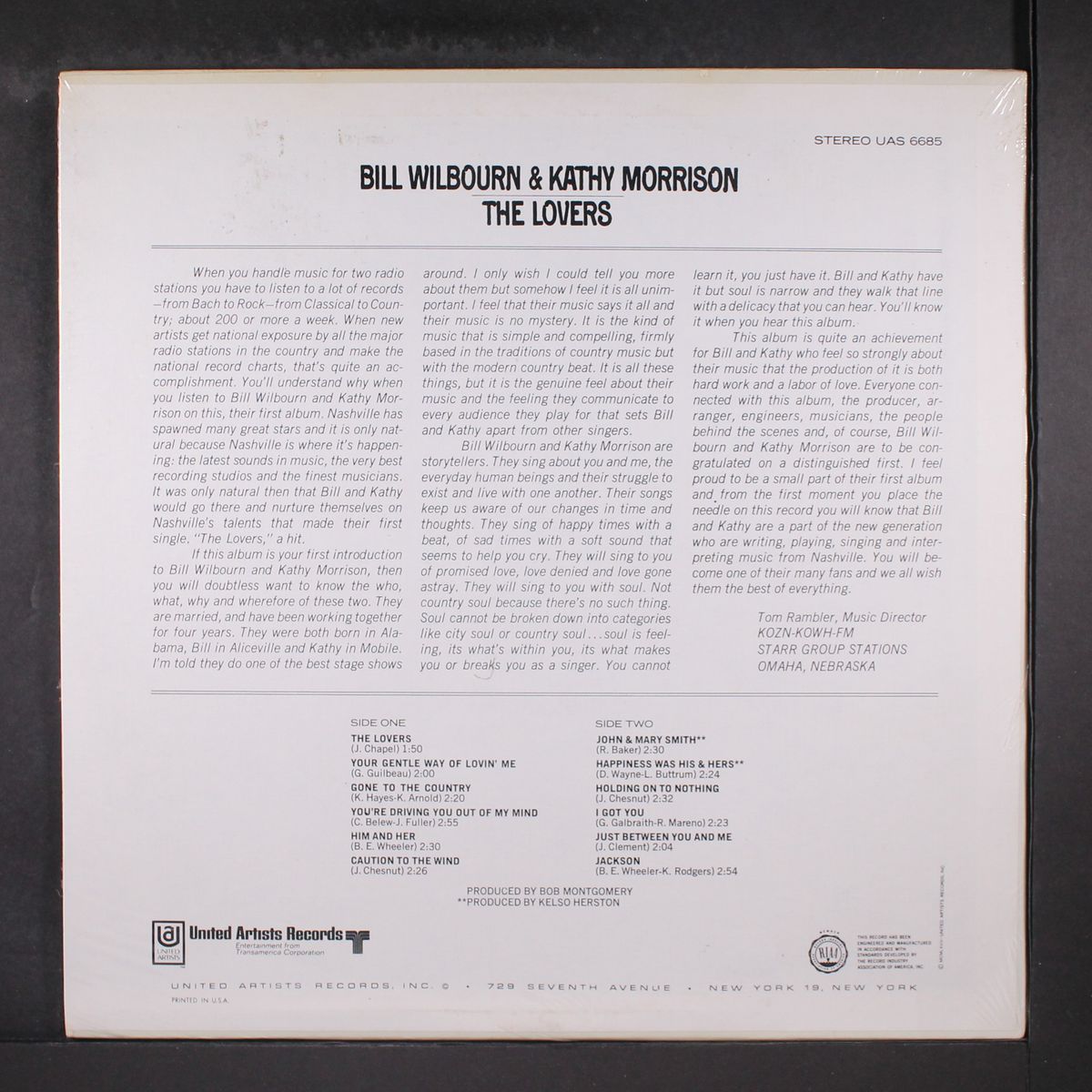 the lovers by BILL WILBOURN & KATHY MORRISON