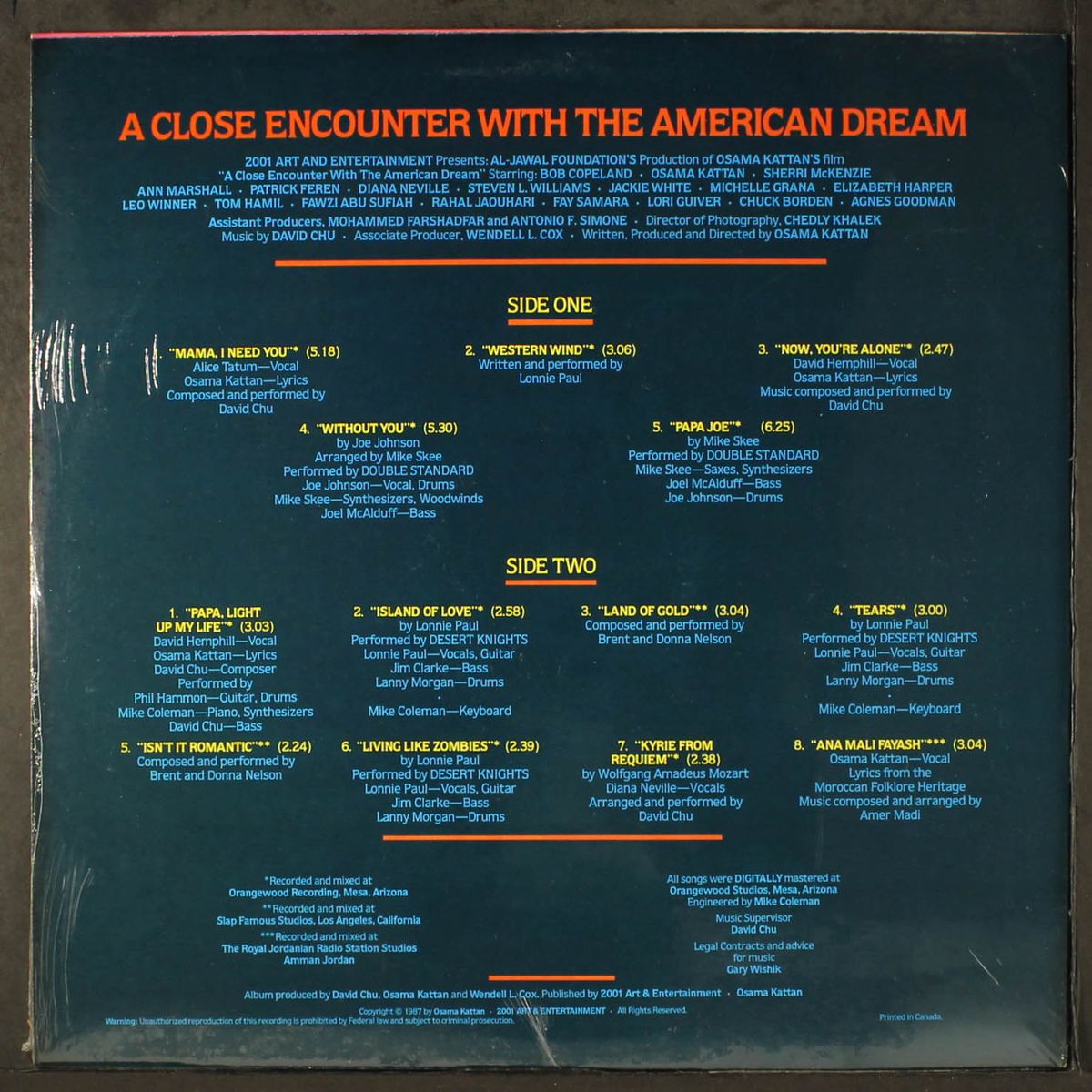 a close encounter with the american dream by SOUNDTRACK
