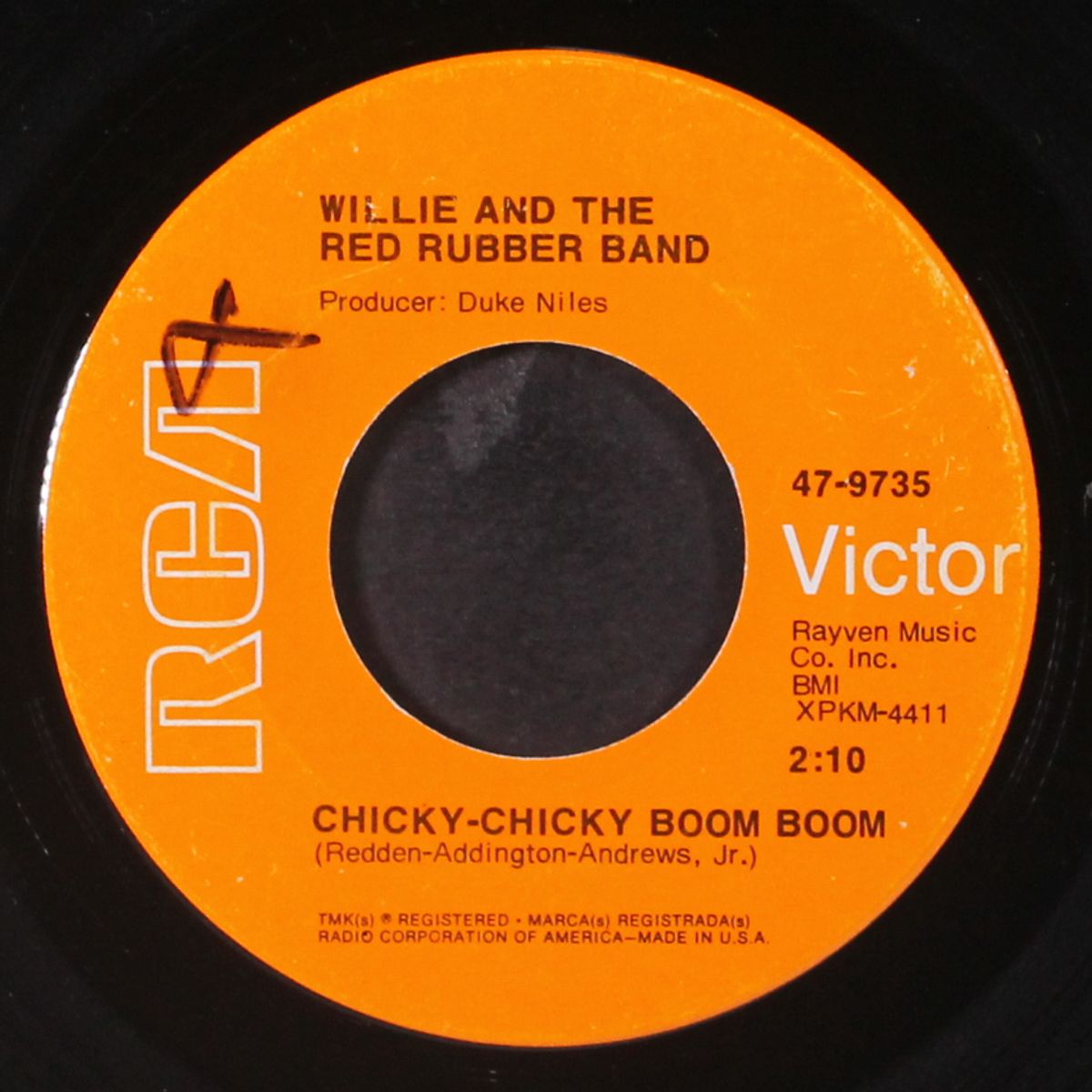 mary jane / chicky-chicky boom boom by WILLIE & RED RUBBER BAND