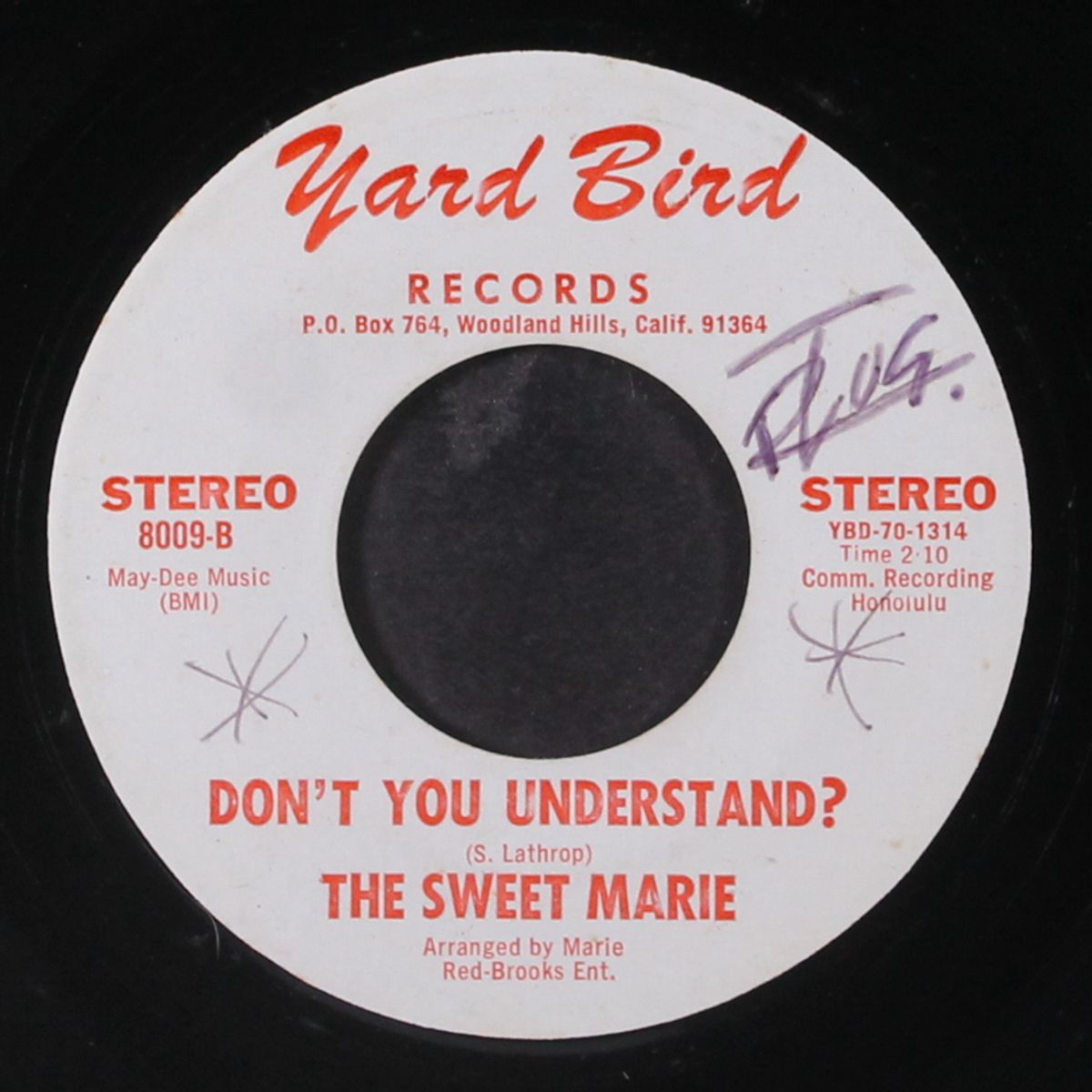 remember mary / don't you understand? by SWEET MARIE