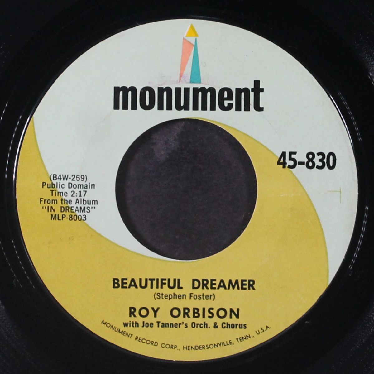 pretty paper / beautiful dreamer by ROY ORBISON