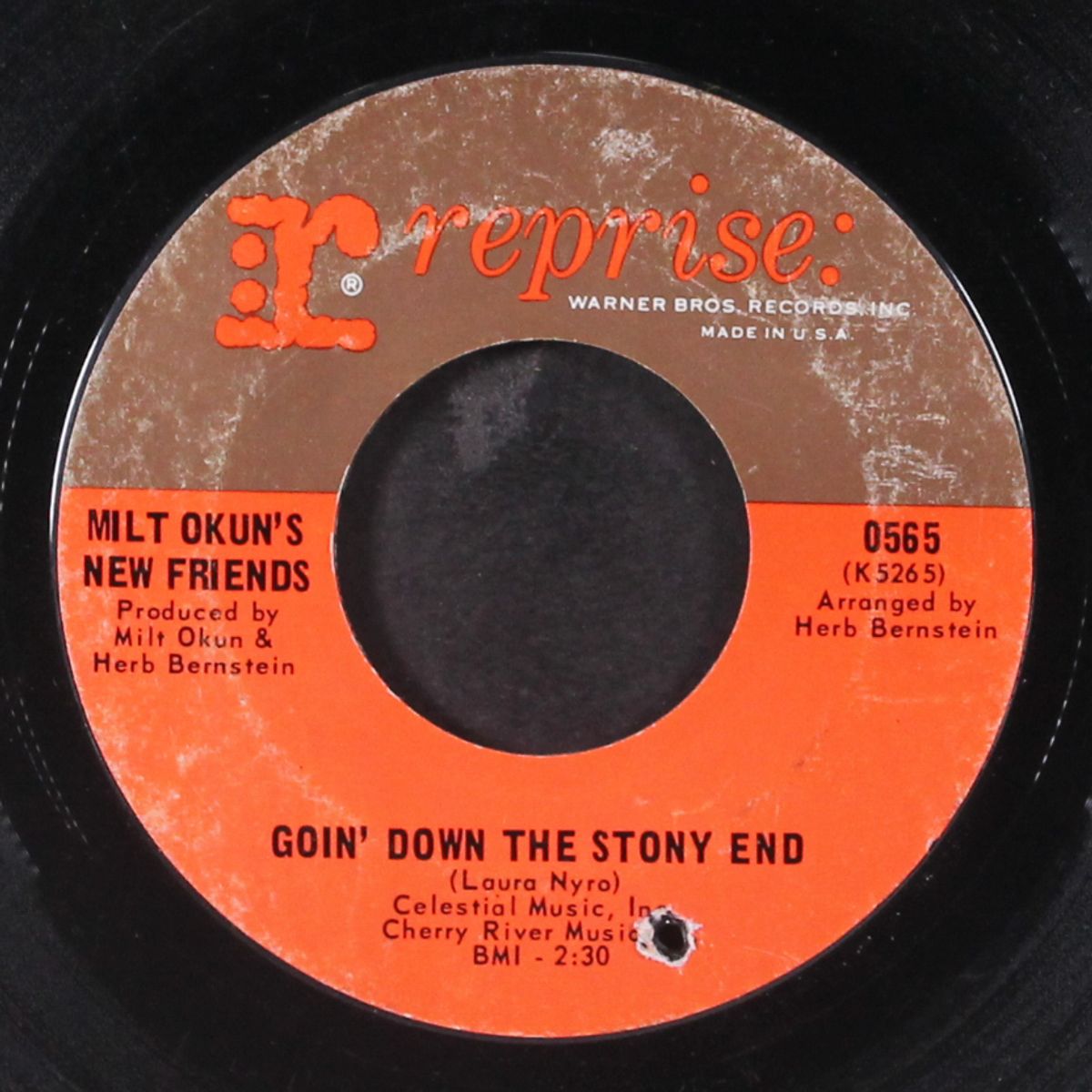 lay down your weary tune / goin' down the stony end by MILK OKUN'S NEW FRIENDS