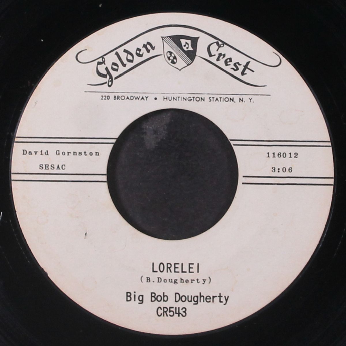 if i had my way / lorelei by BIG BOB DOUGHERTY