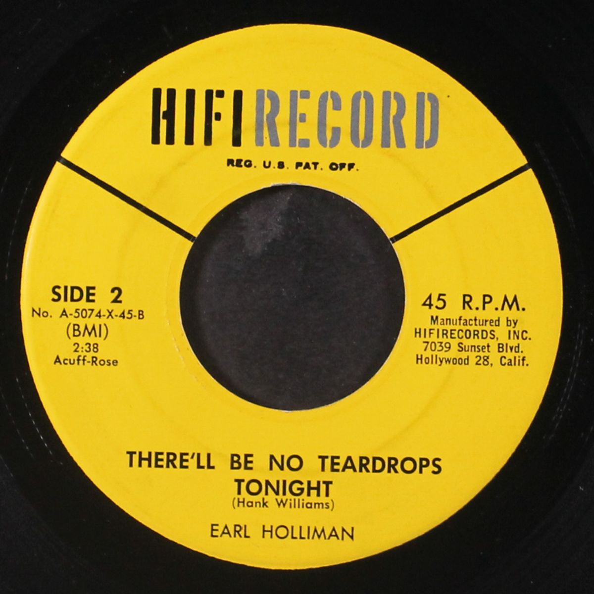 road to nowhere / there'll be no teardrops tonight by EARL HOLLIMAN