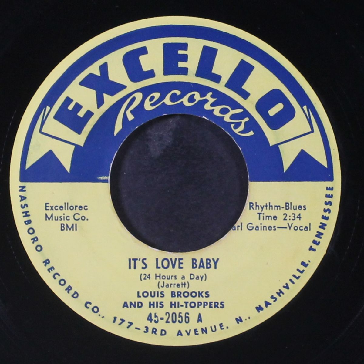 it's love baby / chicken shuffle by LOUIS BROOKS & HI-TOPPERS