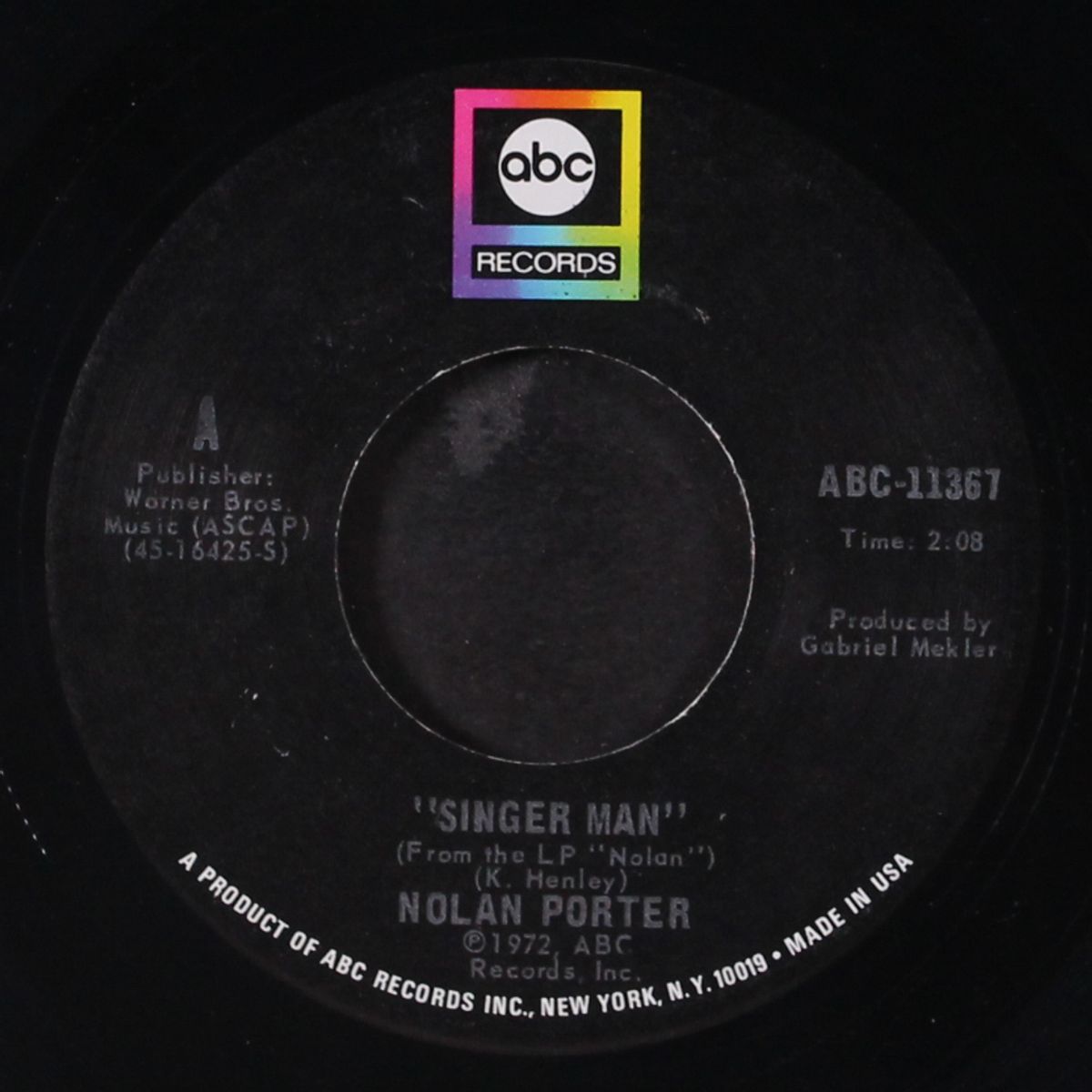 oh baby / singer man by NOLAN PORTER