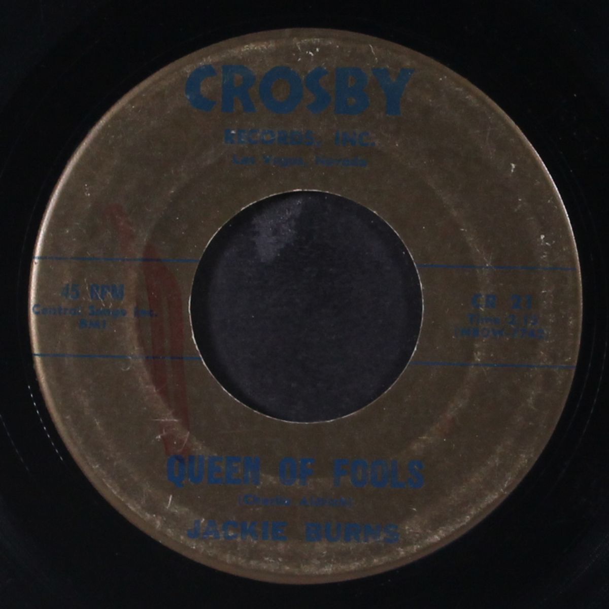 queen of fools / please don't fool around by JACKIE BURNS