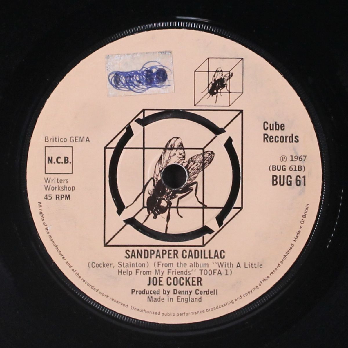 it's all over but the shoutin' / sandpaper cadillac by JOE COCKER
