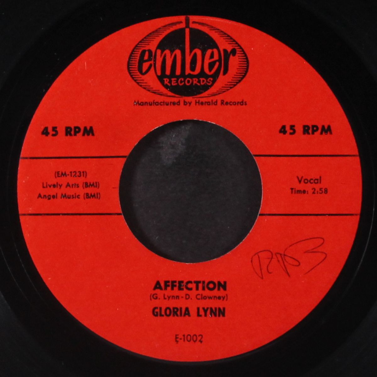 cool daddy / affection by GLORIA LYNN