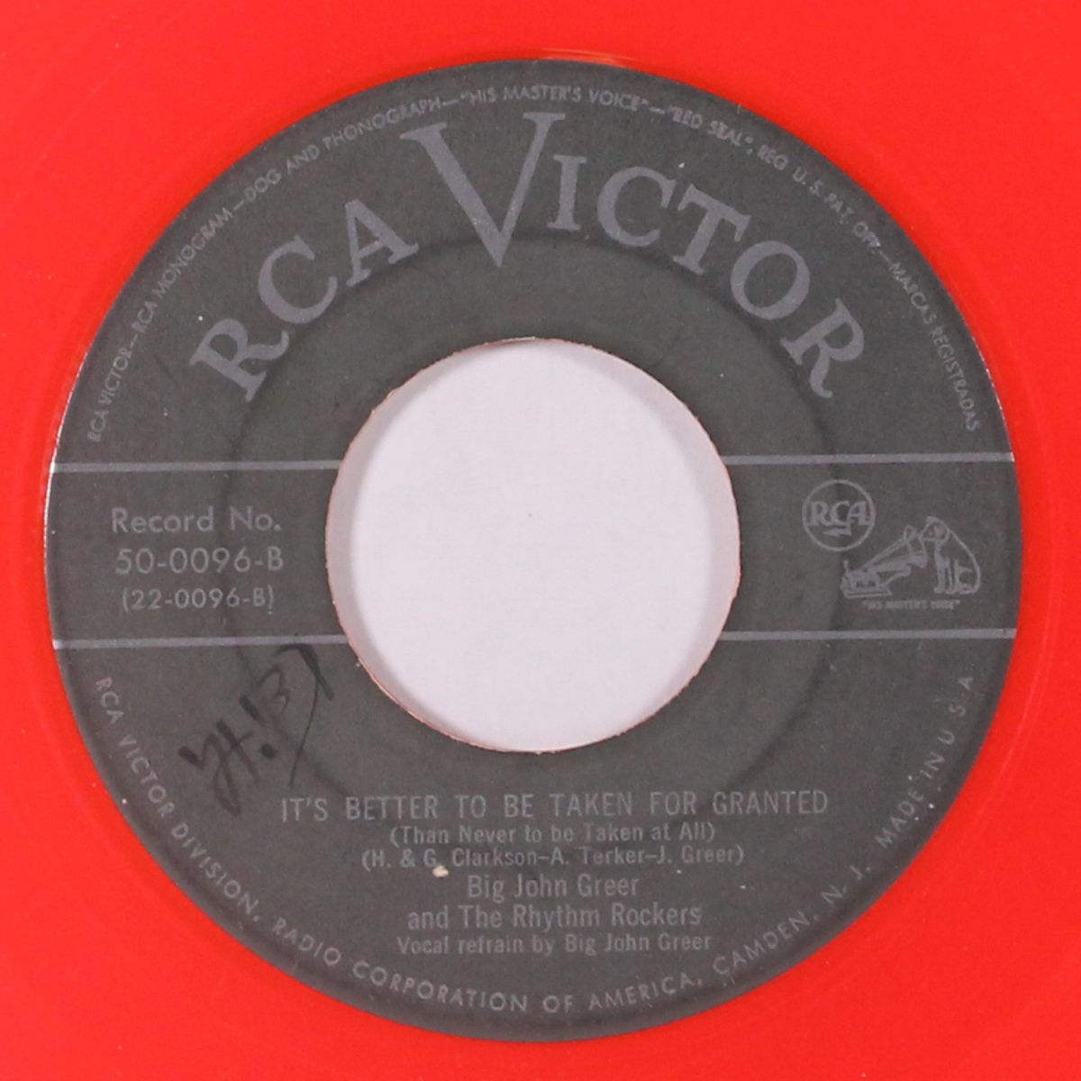 it's better to be taken for granted / cheatin' by BIG JOHN GREER