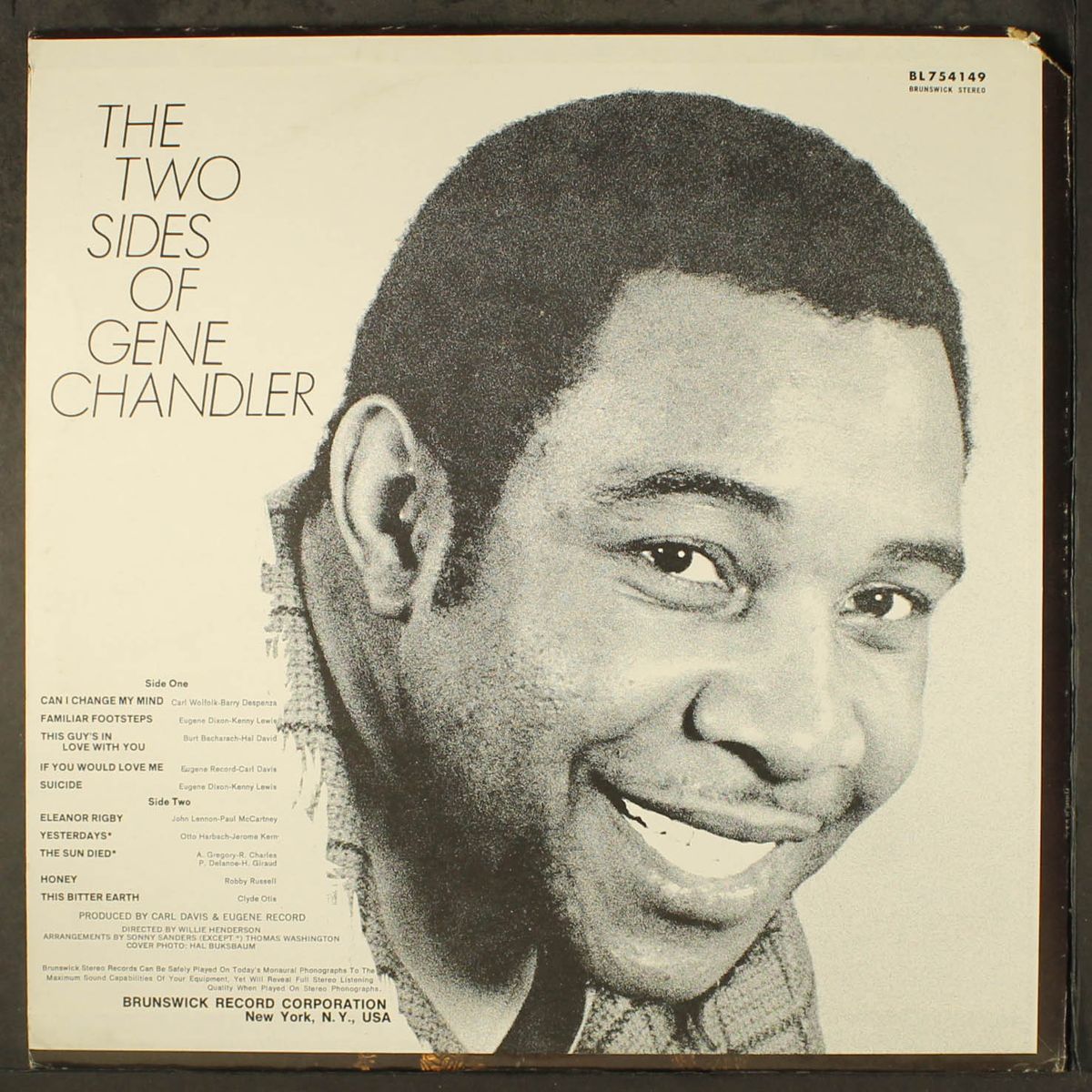 the two sides of gene chandler by GENE CHANDLER