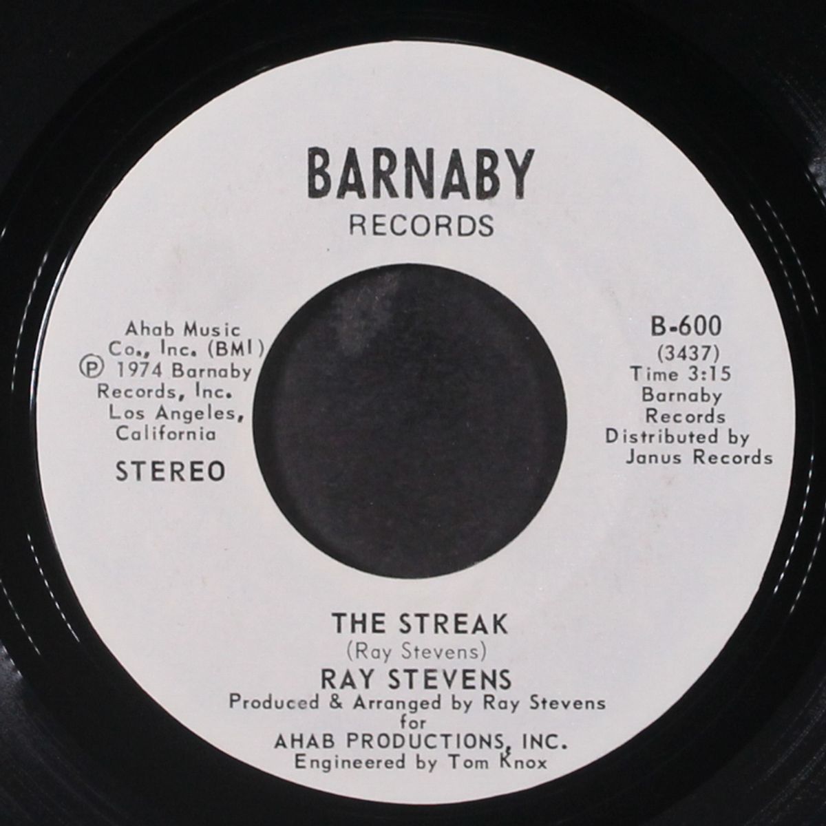 the streak / you've got the music inside by RAY STEVENS