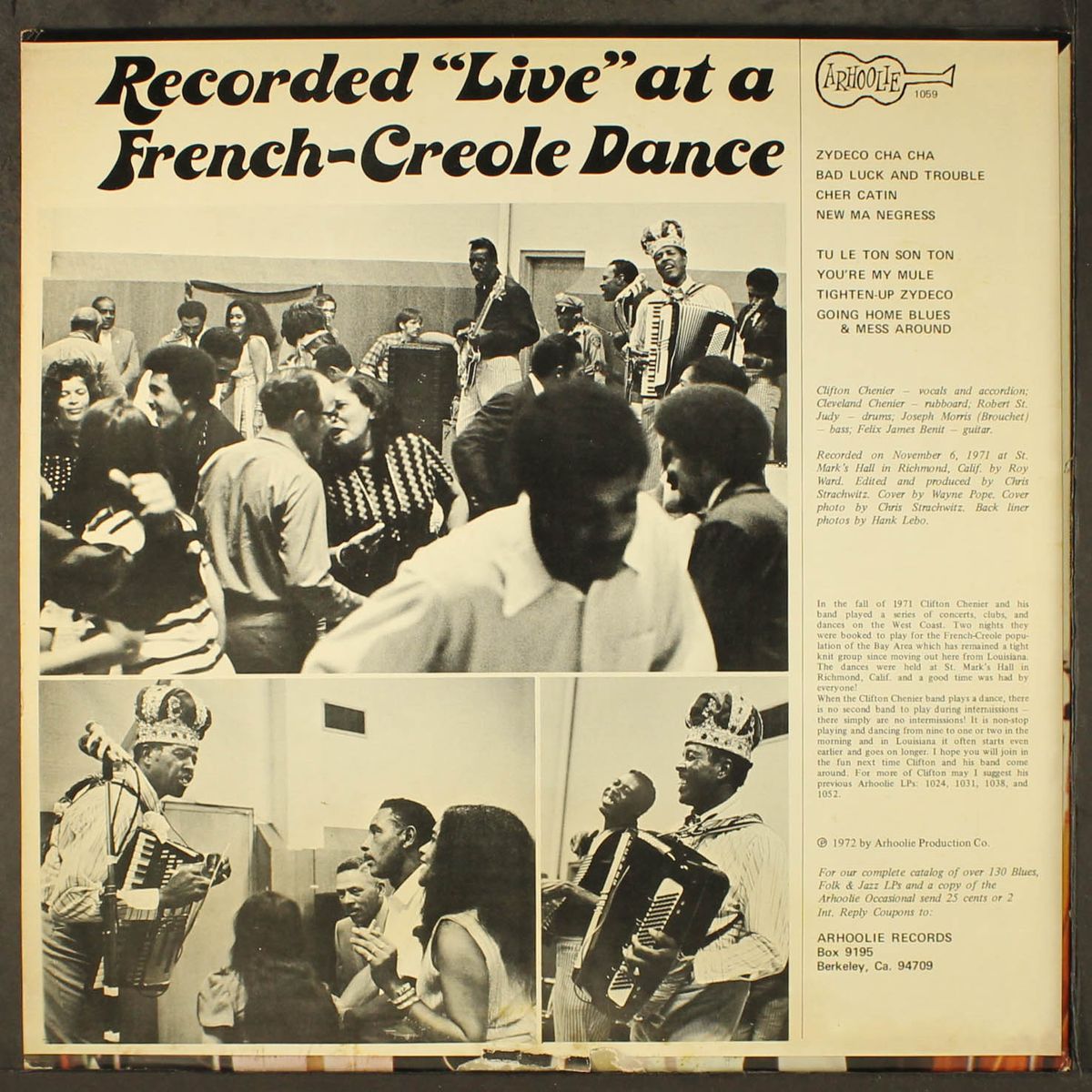 live by CLIFTON CHENIER