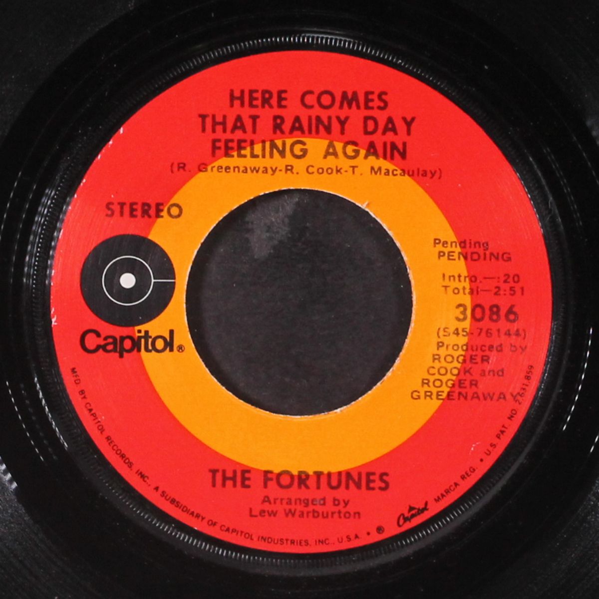 here comes that rainy day feeling again / i gotta dream by FORTUNES