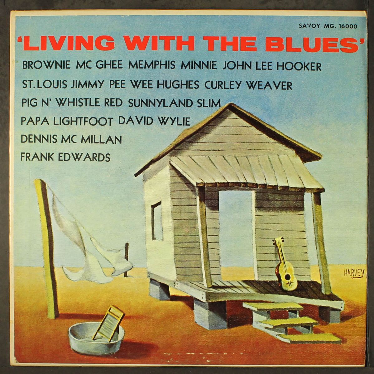 living with the blues by VARIOUS