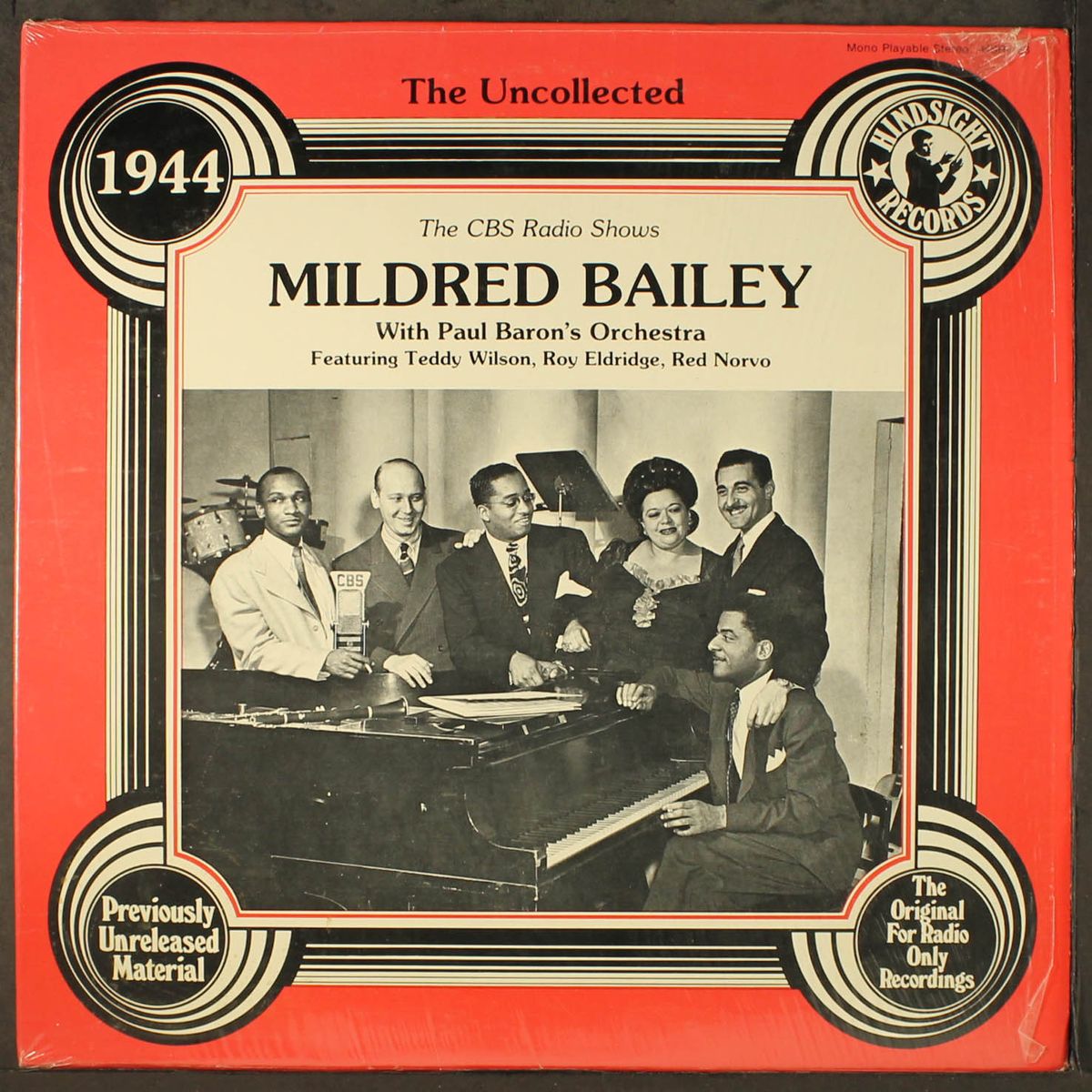 uncollected/ with paul baron's orchestra, 1944 by MILDRED BAILEY