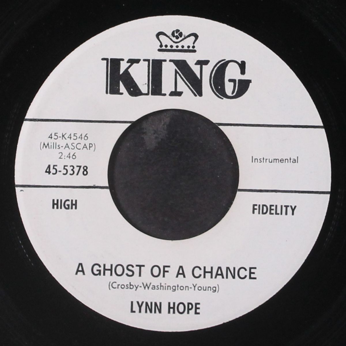 a ghost of a chance / little landslide by LYNN HOPE
