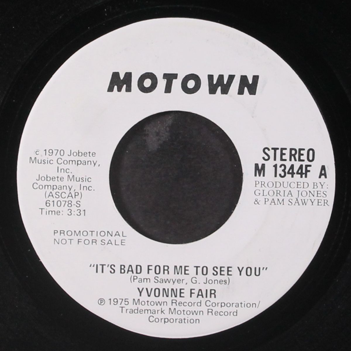 i't bad for me to see you / mono by YVONNE FAIR