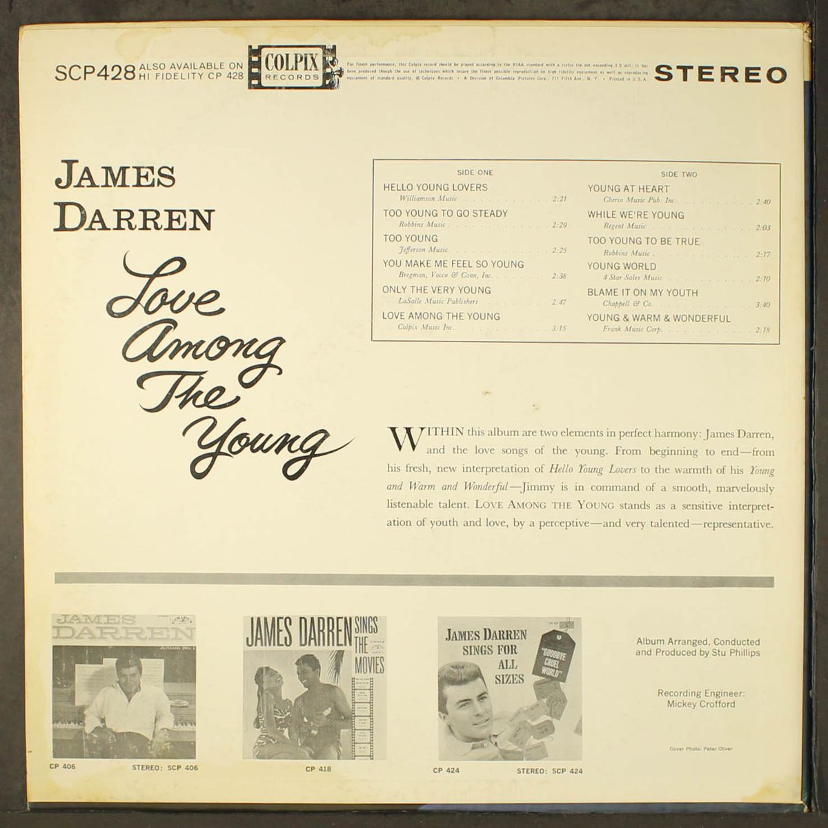 love among the young by JAMES DARREN