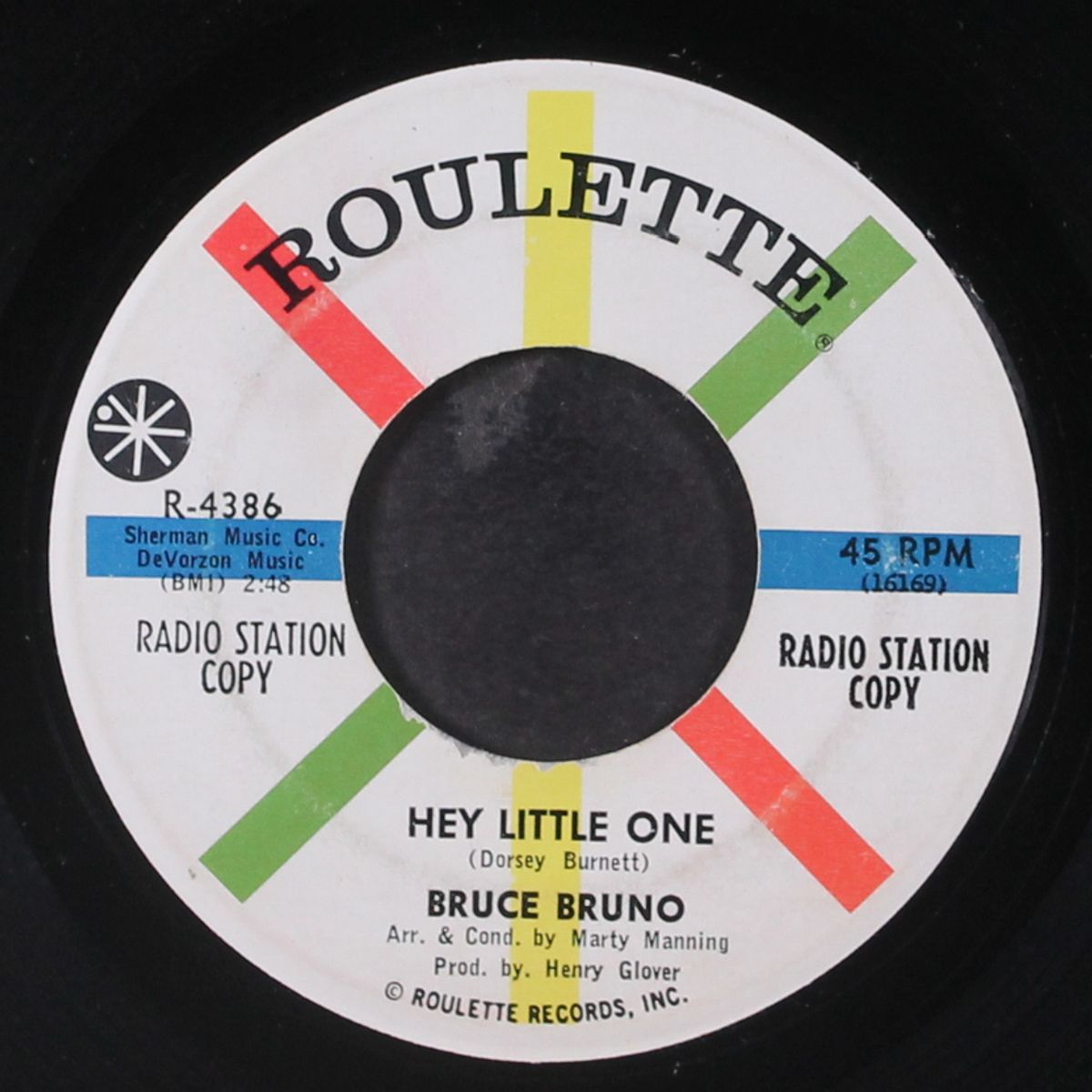 same time, same place / hey little one by BRUCE BRUNO