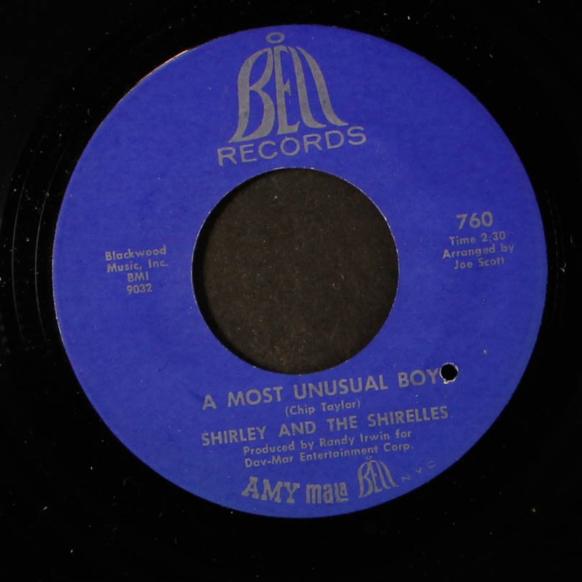 a most unusual boy / look what you've done to my heart by SHIRLEY & SHIRELLES