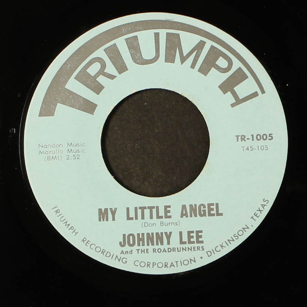 town of no return / my little angel by JOHNNY LEE