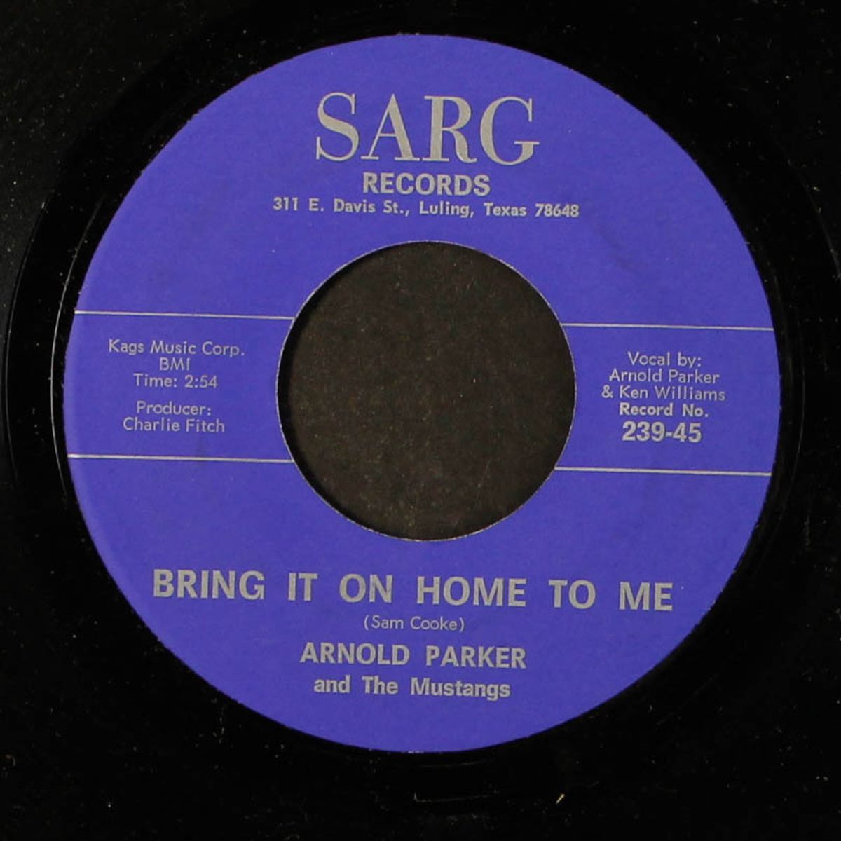 don't think twice it's alright / bring it on home to me by ARNOLD PARKER