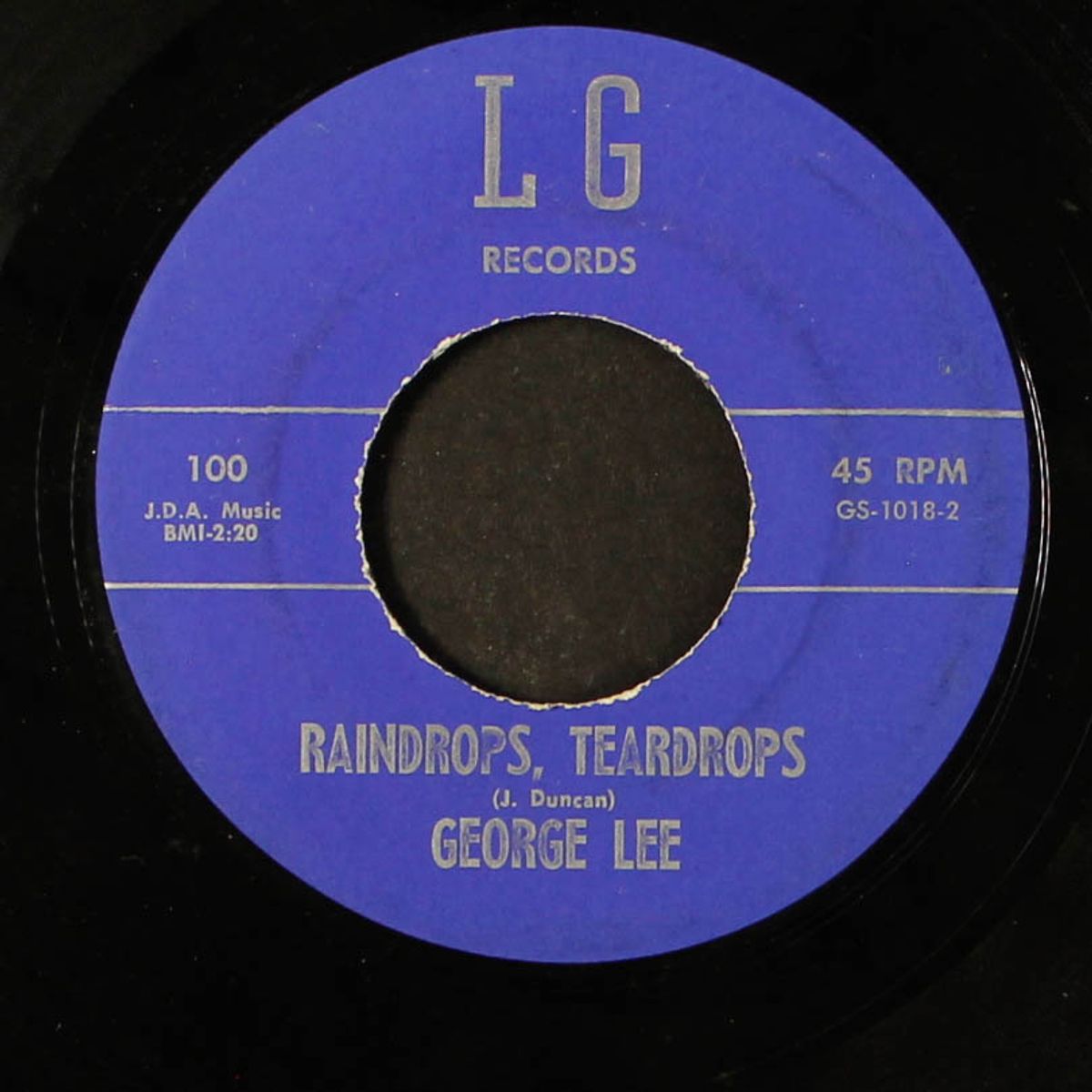 bluebirds over the mountain / raindrops, teardrops by GEORGE LEE