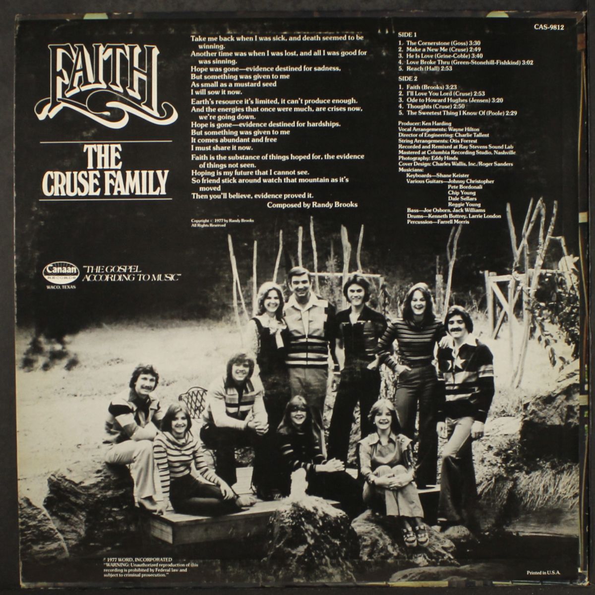 faith by CRUSE FAMILY