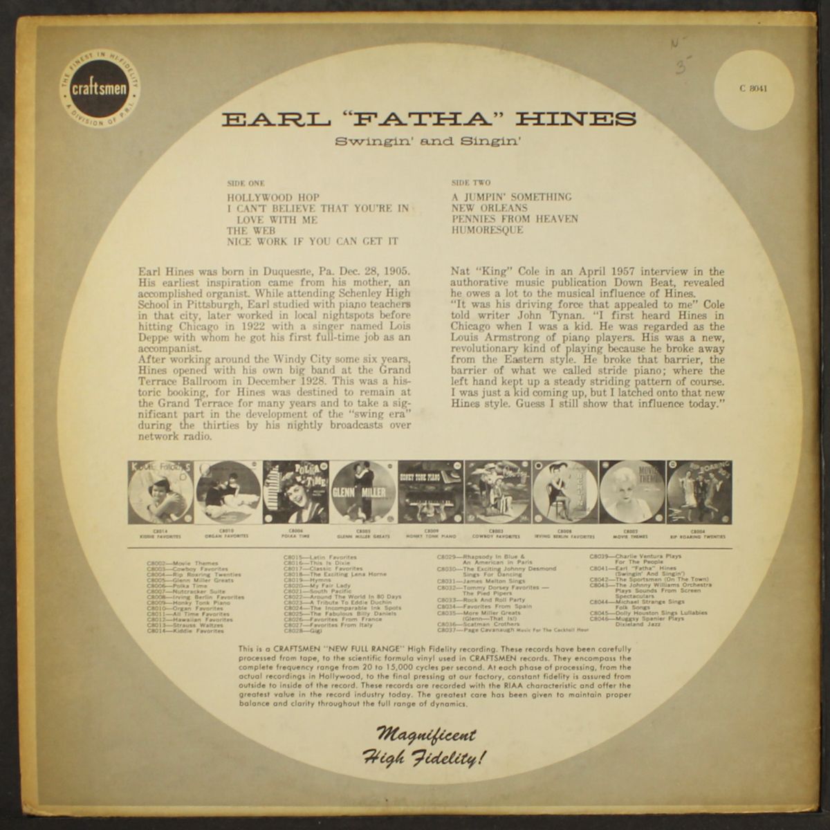 swingin' 'n singin' by EARL HINES