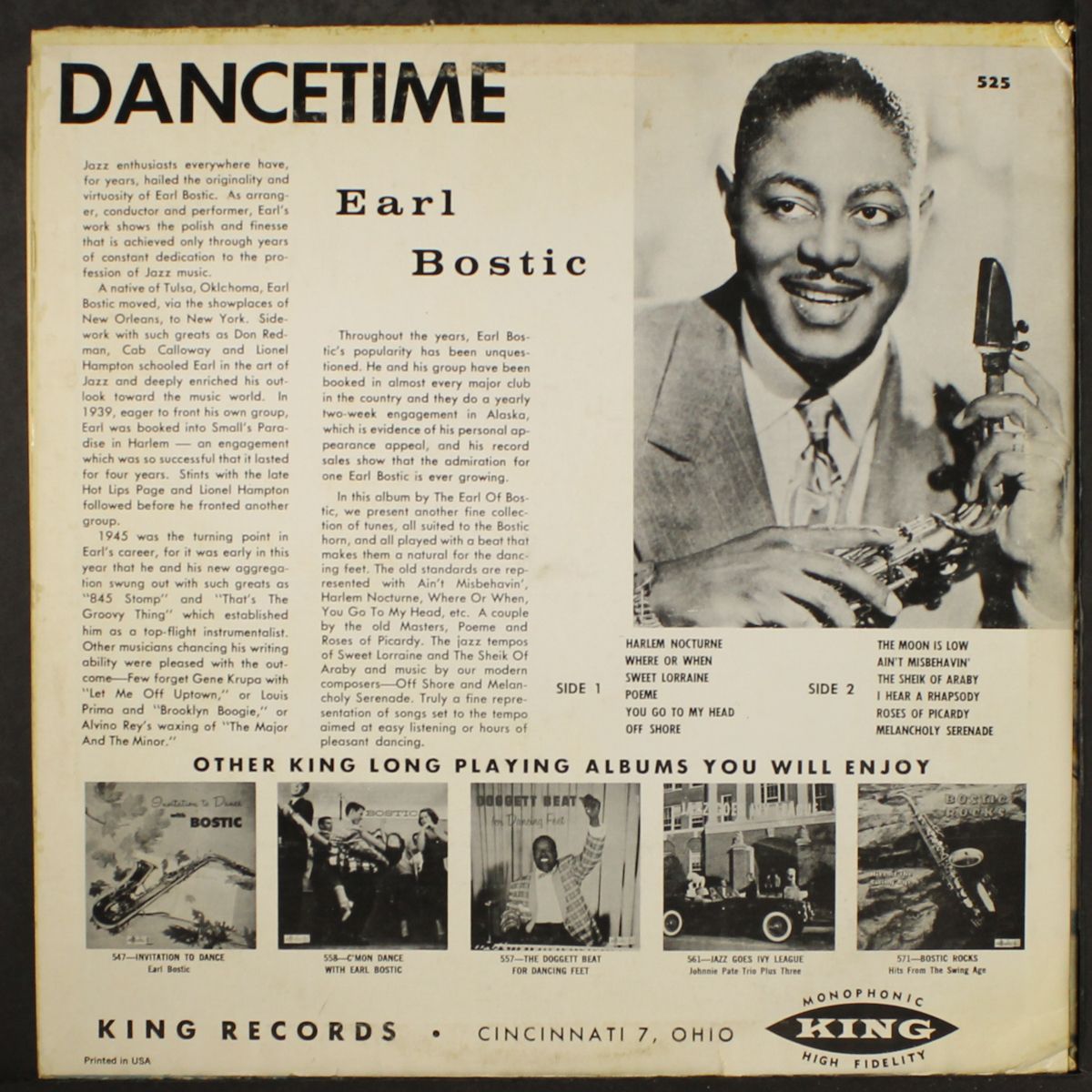 dance time by EARL BOSTIC