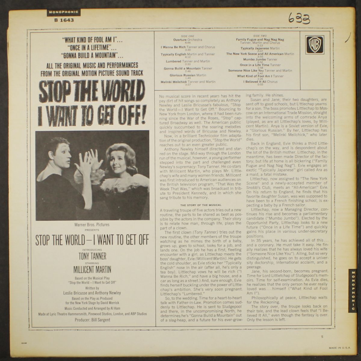 stop the world i want to get off by SOUNDTRACK