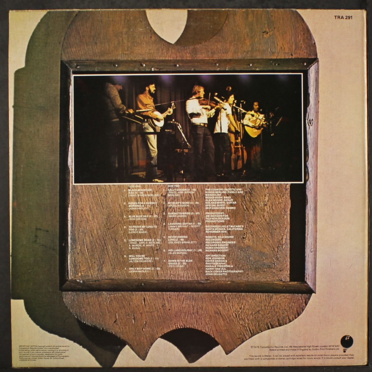live by COUNTRY GAZETTE