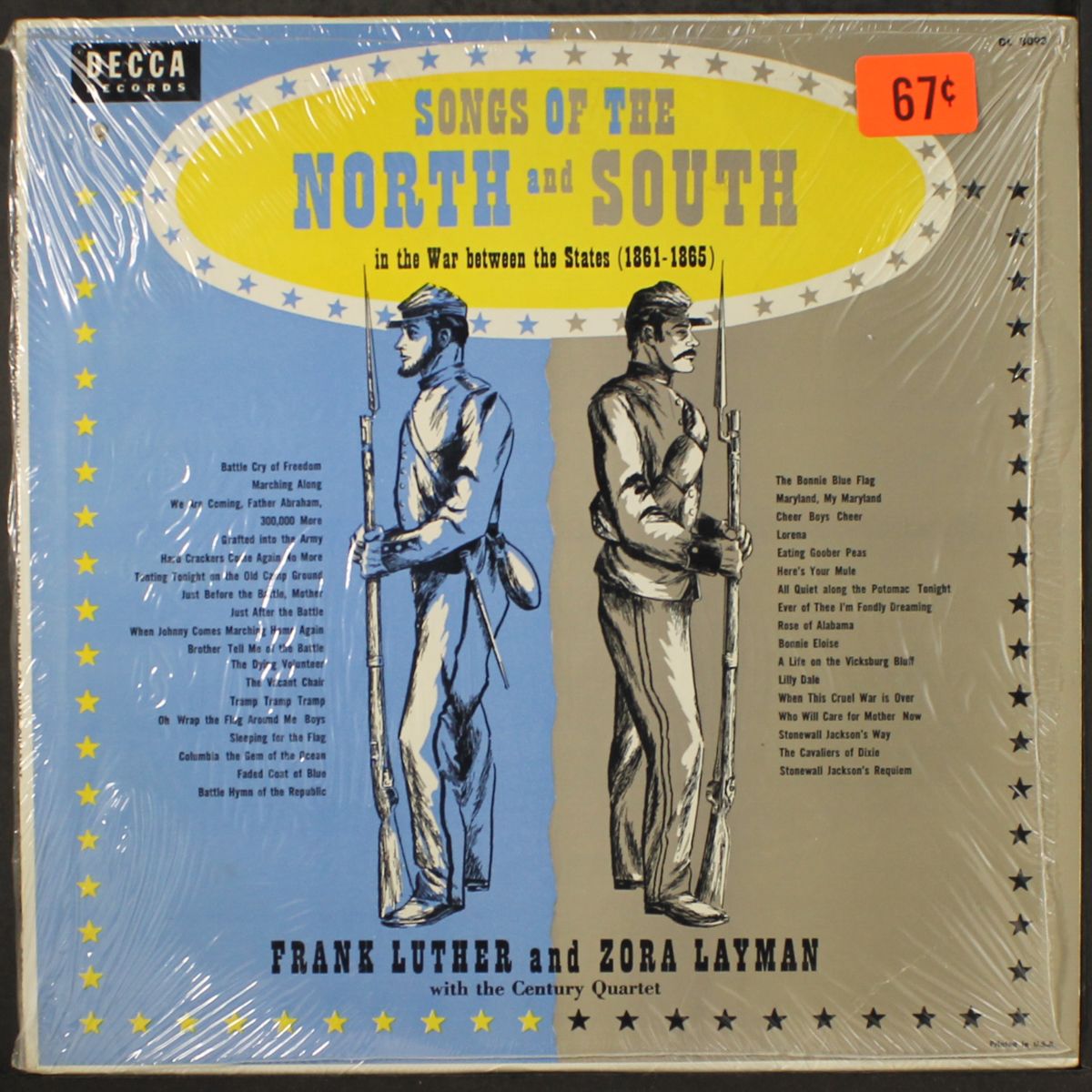 songs of the north and south by FRANK LUTHER & ZORA LAYMAN