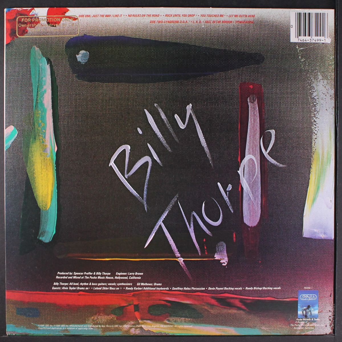stimulation by BILLY THORPE