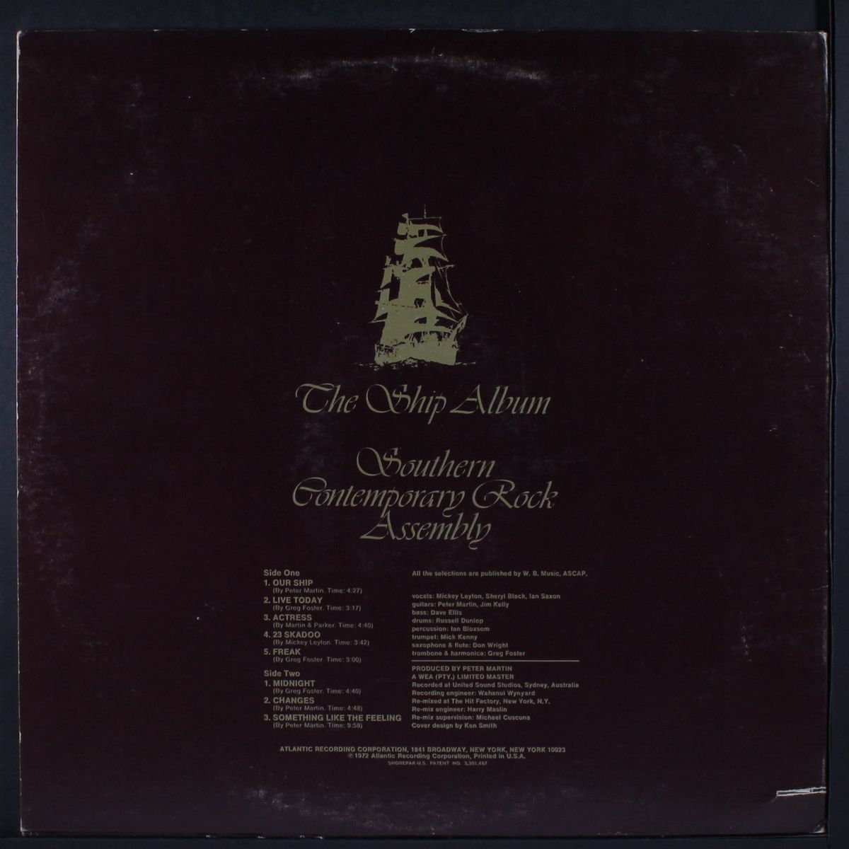 the ship album by SOUTHERN CONTEMPORARY ROCK ASSEMBLY