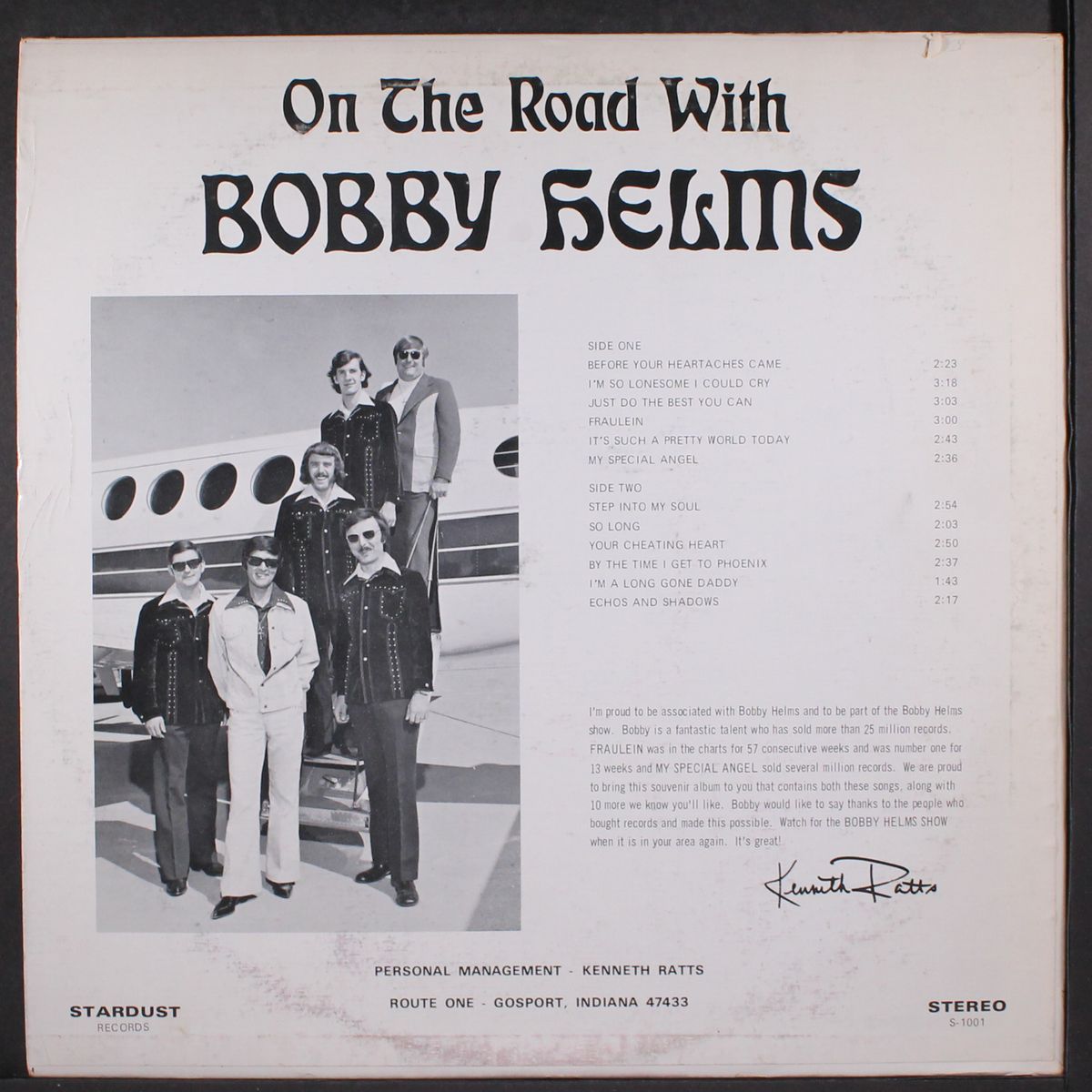 on the road by BOBBY HELMS
