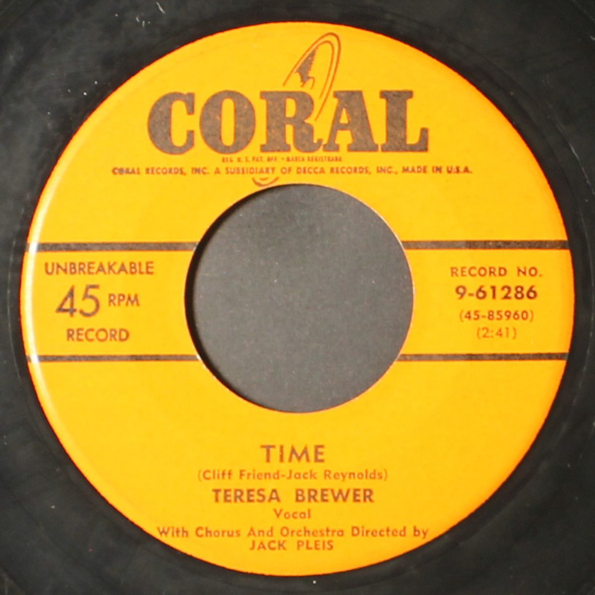 time / my sweetie went away by TERESA BREWER