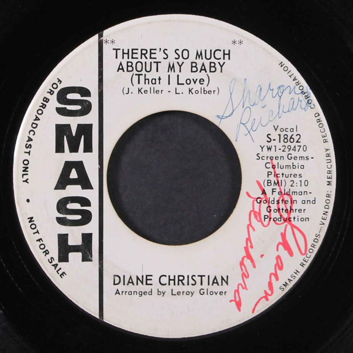 there's so much about my baby / has anybody seen my boyfriend by DIANE CHRISTIAN