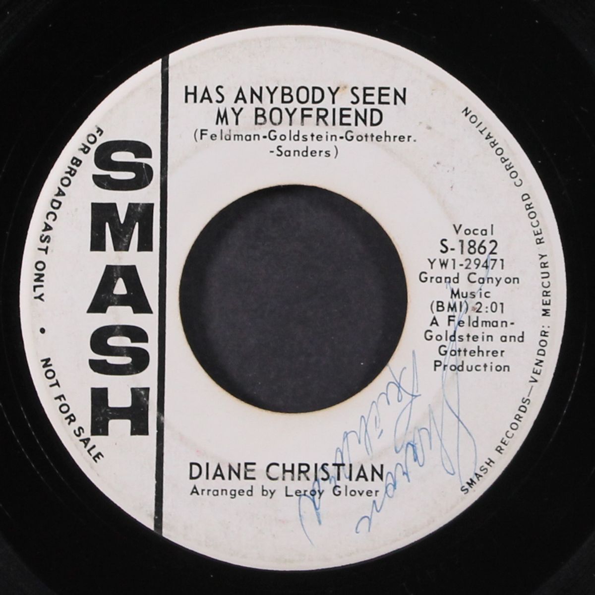 there's so much about my baby / has anybody seen my boyfriend by DIANE CHRISTIAN
