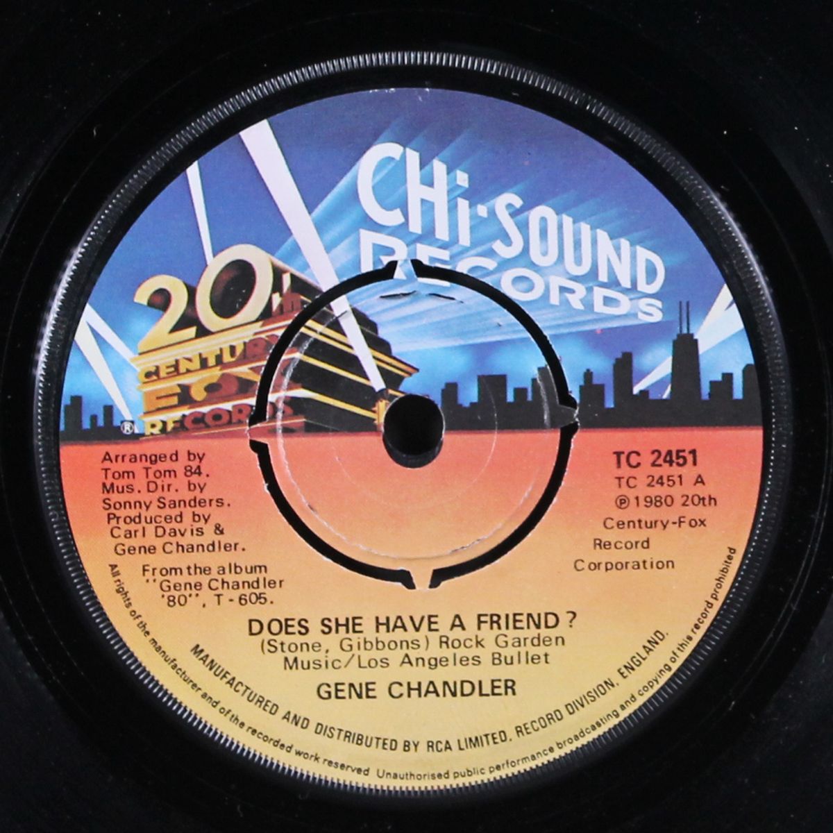 does she have a friend / let me make love to you by GENE CHANDLER