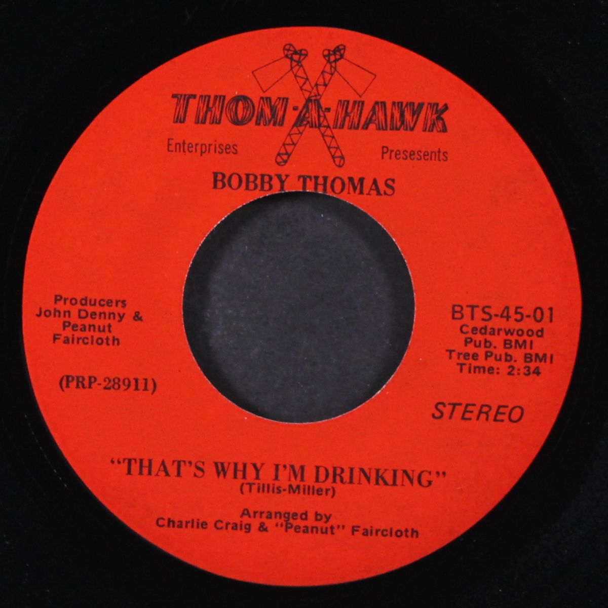 two miles out of memphis / that's why i'm drinking by BOBBY THOMAS