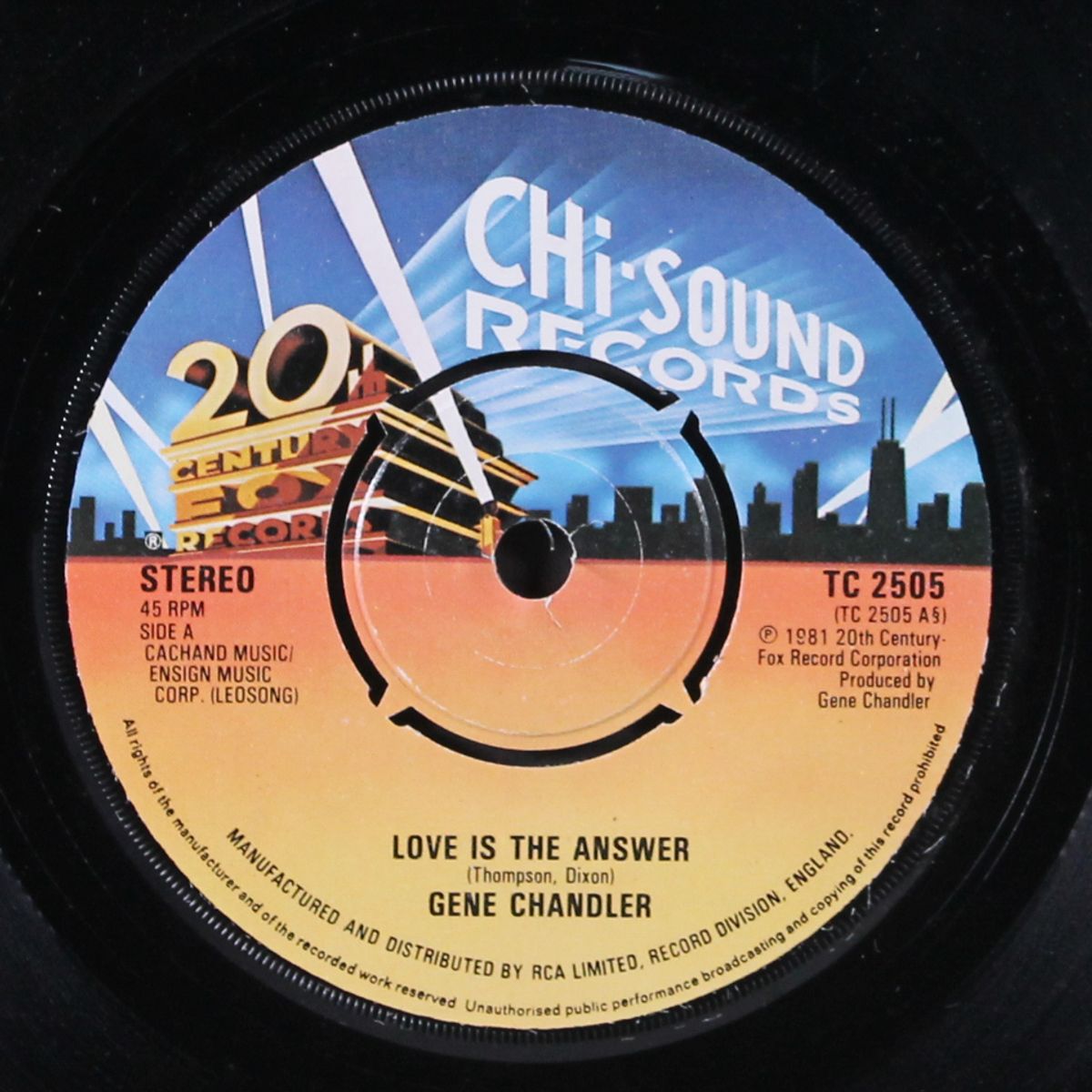 i'm attrected to you / love is the answer by GENE CHANDLER