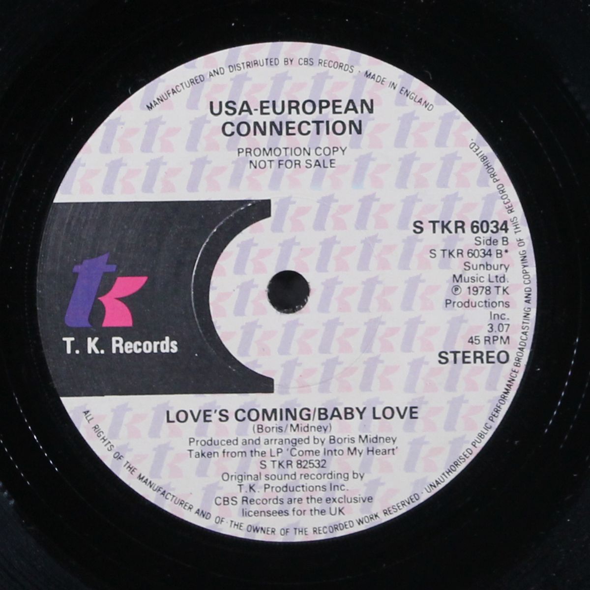 come into my heart / love's coming/baby love by USA EUROPEAN CONNECTION