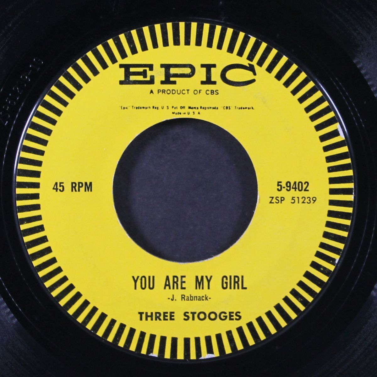 you are my girl / sinkin' the robert e. lee by THREE STOOGES