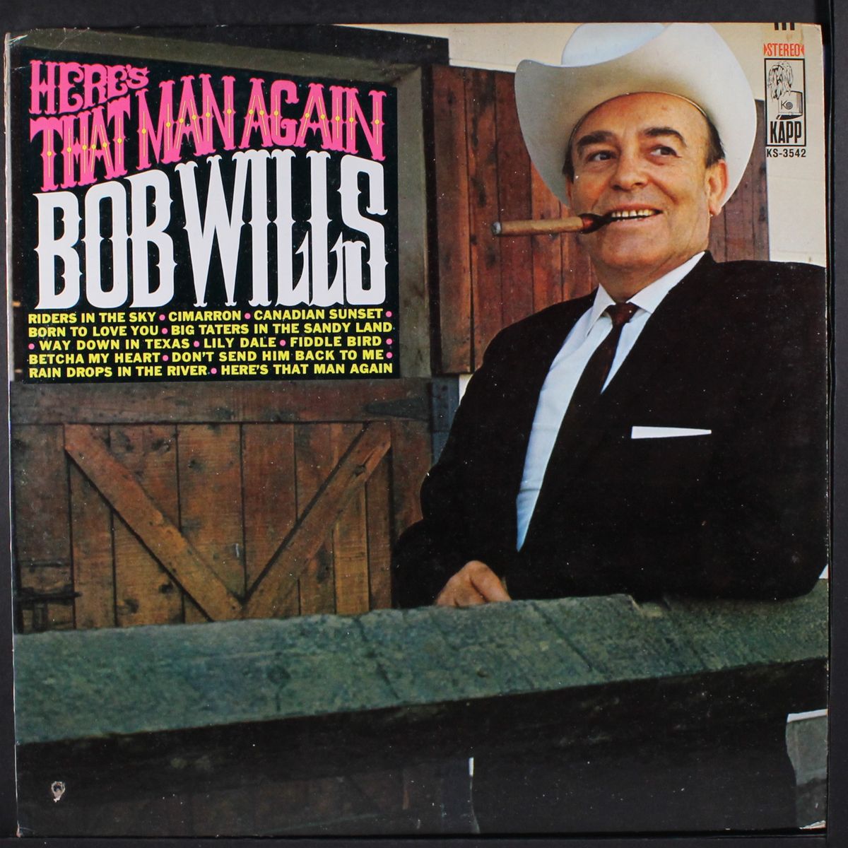 here's that man again by BOB WILLS