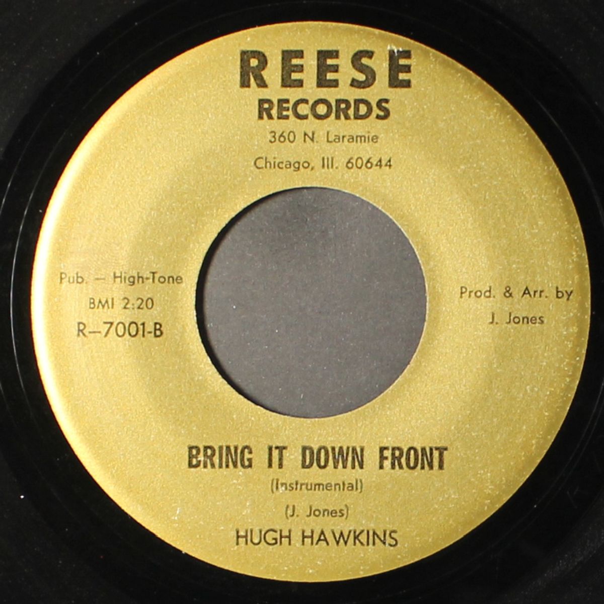 bring it down front / instrumental by HUGH HAWKINS
