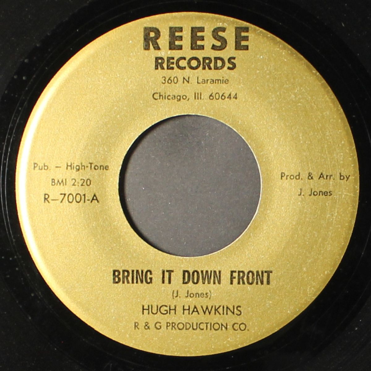 bring it down front / instrumental by HUGH HAWKINS